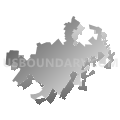 Jonesborough town, Tennessee (Gray Gradient Fill with Shadow)