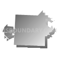 Montgomery city, Texas (Gray Gradient Fill with Shadow)