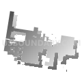 Alton city, Texas (Gray Gradient Fill with Shadow)