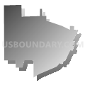 Silsbee city, Texas (Gray Gradient Fill with Shadow)