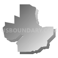 Warren CDP, Texas (Gray Gradient Fill with Shadow)