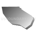 Pentress CDP, West Virginia (Gray Gradient Fill with Shadow)