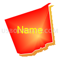 Pence CDP, Wisconsin (Bright Blending Fill with Shadow)