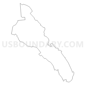 Alameda County (Northeast)--Oakland (East) & Piedmont Cities PUMA, California Outline