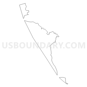 Alameda County (West)--San Leandro, Alameda & Oakland (Southwest) Cities PUMA, California Outline