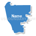Jefferson County (East Central)--Lakewood City (South) & Dakota Ridge PUMA, Colorado (Solid Fill with Shadow)