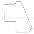 Brevard County (Southeast)--Palm Bay City, Grant-Valkaria & Malabar Towns PUMA, Florida (Light Gray Border)
