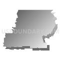 Northwest Georgia Regional Commission (Northeast) PUMA, Georgia (Gray Gradient Fill with Shadow)