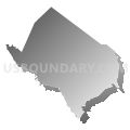 Atlanta & Northeast Georgia Regional Commissions--Newton & Rockdale Counties PUMA, Georgia (Gray Gradient Fill with Shadow)