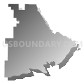 Atlanta Regional Commission (Southeast)--Henry County (North)--Stockbridge City PUMA, Georgia (Gray Gradient Fill with Shadow)