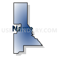 Bonner, Latah, Shoshone, Boundary, Benewah & Kootenai (Southeast) Counties PUMA, Idaho (Radial Fill with Shadow)