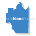 Ada County (South)--Boise (South) & Kuna Cities PUMA, Idaho (Solid Fill with Shadow)