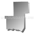 Bartholomew & Jackson Counties--Columbus City PUMA, Indiana (Gray Gradient Fill with Shadow)