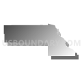 Dubuque, Buchanan, Jackson & Delaware Counties--Dubuque City PUMA, Iowa (Gray Gradient Fill with Shadow)