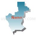 Coordinating & Development Corporation 4--Northwest Louisiana PUMA, Louisiana (Blue Gradient Fill with Shadow)