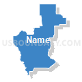 Coordinating & Development Corporation 4--Northwest Louisiana PUMA, Louisiana (Solid Fill with Shadow)