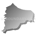 Barnstable County (West)--Inner Cape Cod Towns & Barnstable Town City PUMA, Massachusetts (Gray Gradient Fill with Shadow)