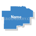 Dakota County (South)--Lakeville, Hastings, Rosemount & Farmington Cities PUMA, Minnesota (Solid Fill with Shadow)