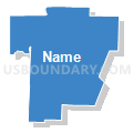 Pettis, Randolph, Saline, Cooper, Howard, Carroll & Chariton Counties PUMA, Missouri (Solid Fill with Shadow)