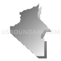 Carson City, Lyon, Douglas & Storey Counties PUMA, Nevada (Gray Gradient Fill with Shadow)