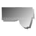 Bradford, Tioga & Sullivan Counties PUMA, Pennsylvania (Gray Gradient Fill with Shadow)