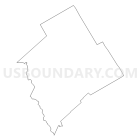 Delaware County (North)--Broomall & Ardmore (West) PUMA, Pennsylvania Outline