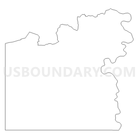 Washington (South) & Greene Counties PUMA, Pennsylvania Outline