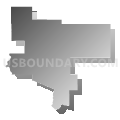 Jackrabbit Region PUMA, South Dakota (Gray Gradient Fill with Shadow)