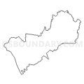 Anderson, Union & Knox (North) Counties--Oak Ridge (East) & Clinton Cities PUMA, Tennessee (Light Gray Border)