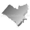 George Washington Regional Commission (South) PUMA, Virginia (Gray Gradient Fill with Shadow)