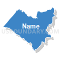 George Washington Regional Commission (South) PUMA, Virginia (Solid Fill with Shadow)