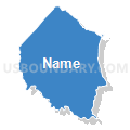George Washington Regional Commission (North) PUMA, Virginia (Solid Fill with Shadow)