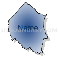 George Washington Regional Commission (North) PUMA, Virginia (Radial Fill with Shadow)