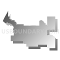 Fortuna Union High School District, California (Gray Gradient Fill with Shadow)
