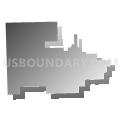 Community High School District 218, Illinois (Gray Gradient Fill with Shadow)