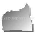 Garfield County High School District, Montana (Gray Gradient Fill with Shadow)
