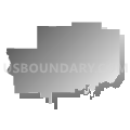 Whitehall High School District, Montana (Gray Gradient Fill with Shadow)