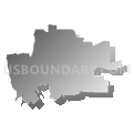 Assembly District 42, California (Gray Gradient Fill with Shadow)