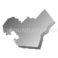 State House District 6, Delaware (Gray Gradient Fill with Shadow)
