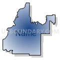 State House District 64, Indiana (Radial Fill with Shadow)