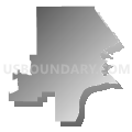 State House District 72, Indiana (Gray Gradient Fill with Shadow)