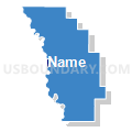 State House District 56, Iowa (Solid Fill with Shadow)