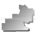 State House District 92, Kansas (Gray Gradient Fill with Shadow)