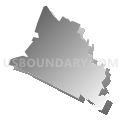 State House District 45, Kentucky (Gray Gradient Fill with Shadow)