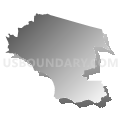 State House District 89, Louisiana (Gray Gradient Fill with Shadow)