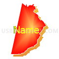 State House District 125, Maine (Bright Blending Fill with Shadow)