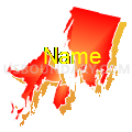 State House District 65, Maine (Bright Blending Fill with Shadow)