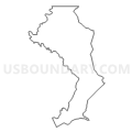 State Legislative Subdistrict 4B, Maryland (Light Gray Border)