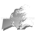 State House Districts not defined (Somerset County), Maryland (Gray Gradient Fill with Shadow)