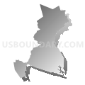 Thirteenth Essex District, Massachusetts (Gray Gradient Fill with Shadow)